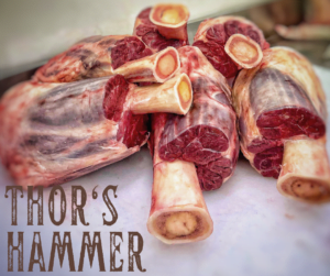 Thors Hammer Bone In Beef Shank John Davidsons   Thors Hammer WEB 300x251 