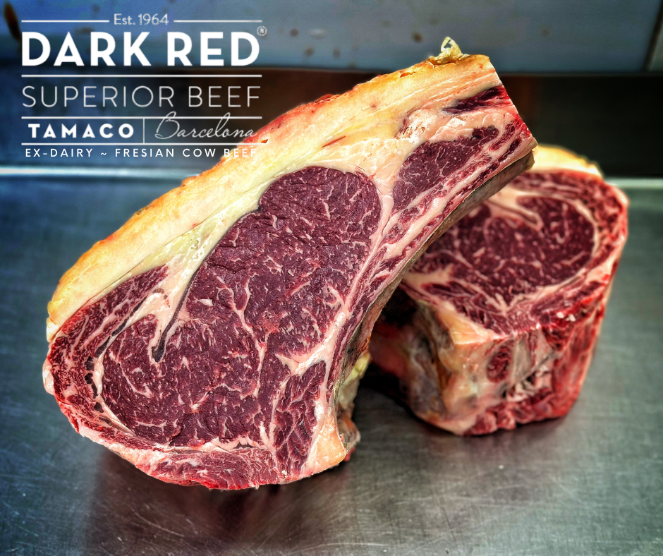 Ex-Dairy Friesian Cow Prime Rib Steak - Dark Red - John Davidsons